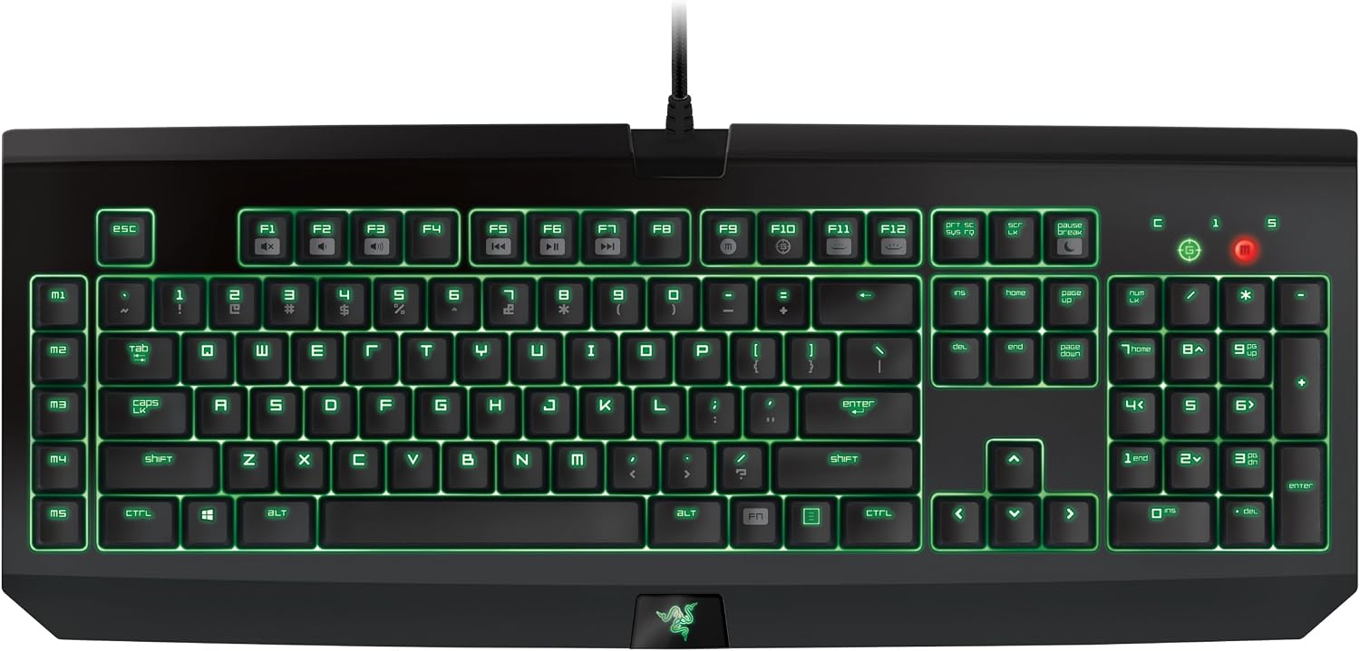 Razer BlackWidow Ultimate Stealth 2014 Edition Elite Mechanical Gaming Keyboard - Orange Switch
