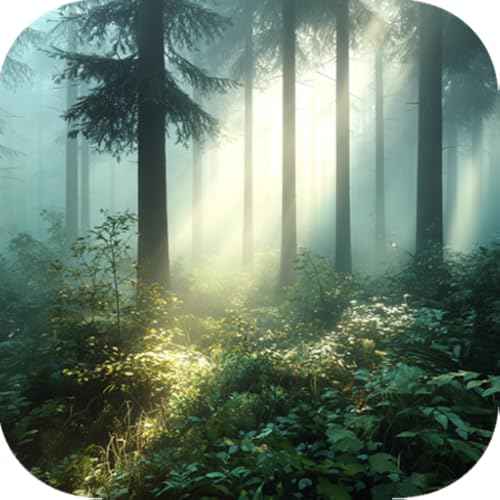 Foggy Morning in the Woods – 4K Misty Forest Ambience with Soft Nature Sounds for Relaxation, Meditation, Sleep & Fire TV Screensaver