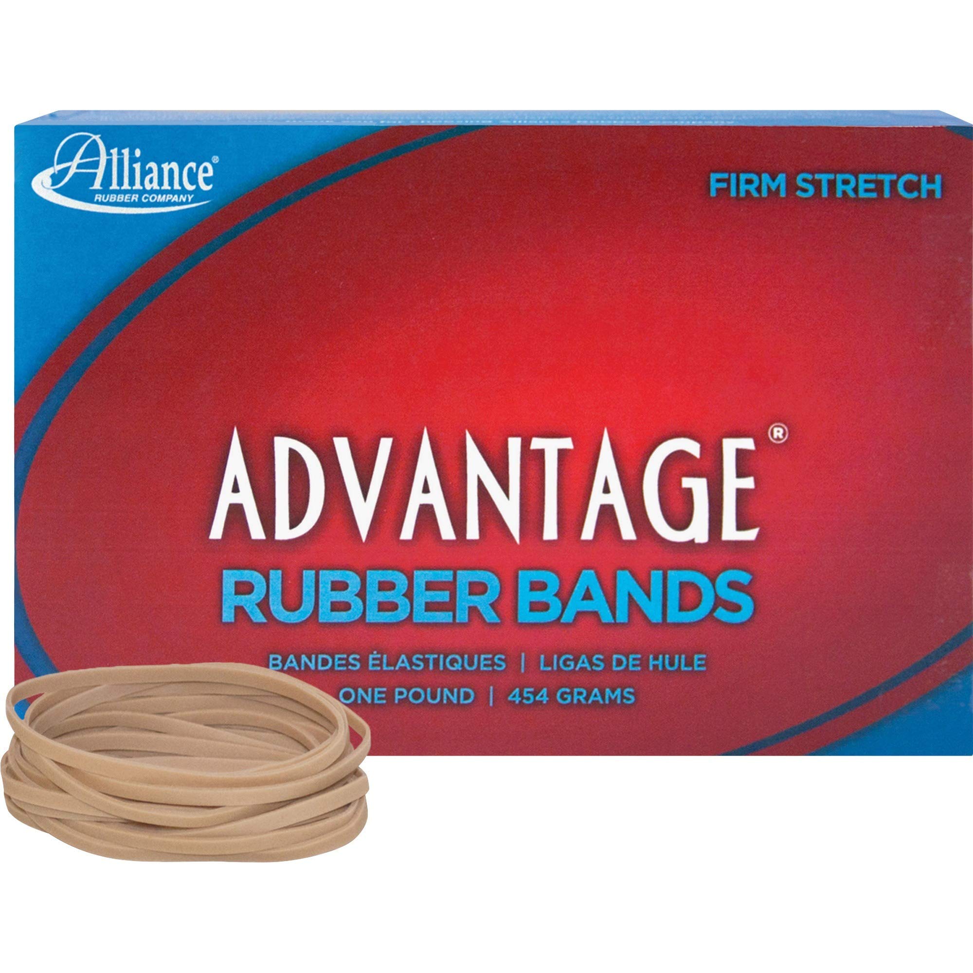 all26335 - alliance rubber 26335 advantage rubber bands - size 33 natural 1 pound 3 x 18 inches