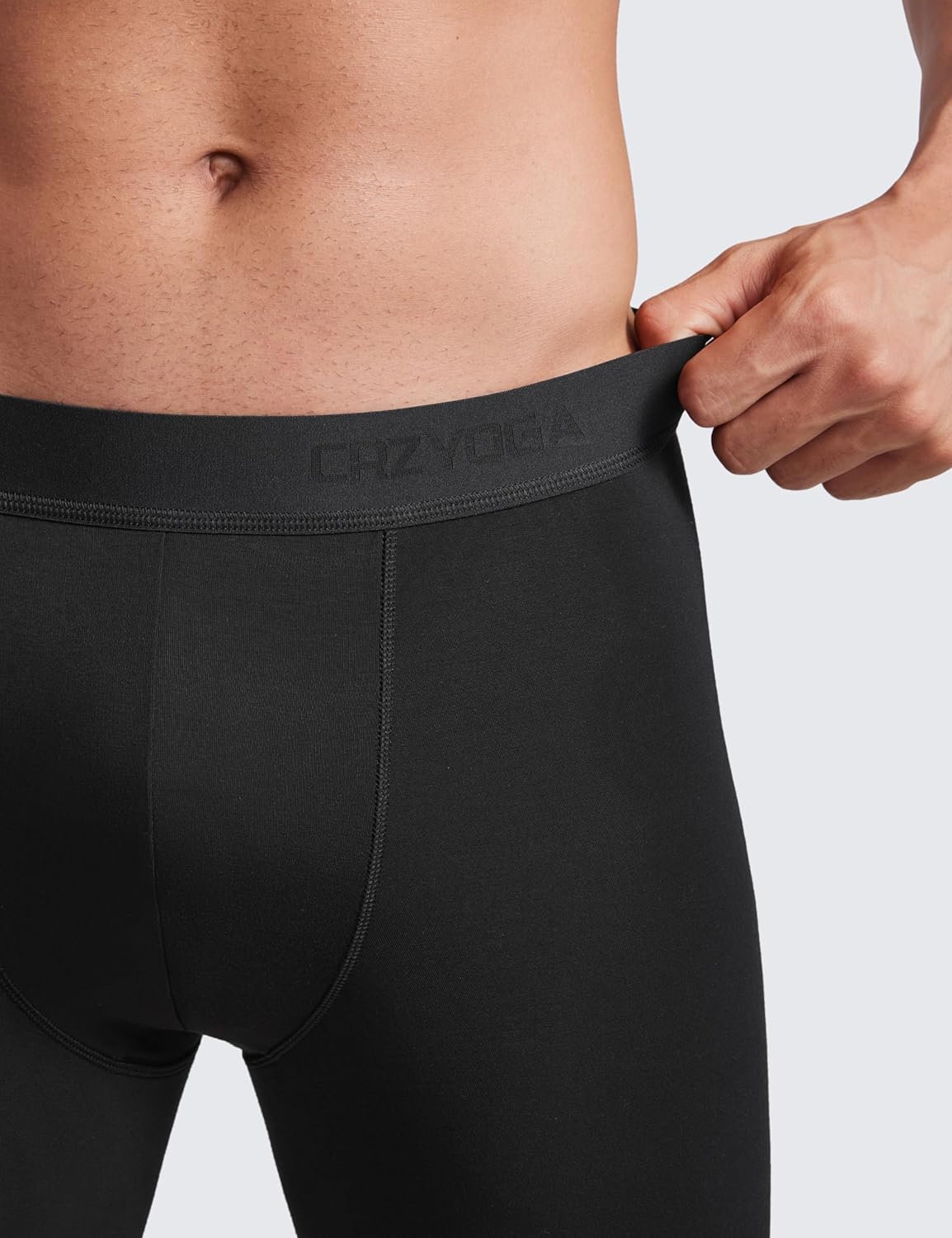 CRZ YOGA Ultra-Soft Modal Casual Boxer Briefs for Men 5" - Lounge Underwear Double Lined Moisture Wicking Breathable 3 Pack - Image 5