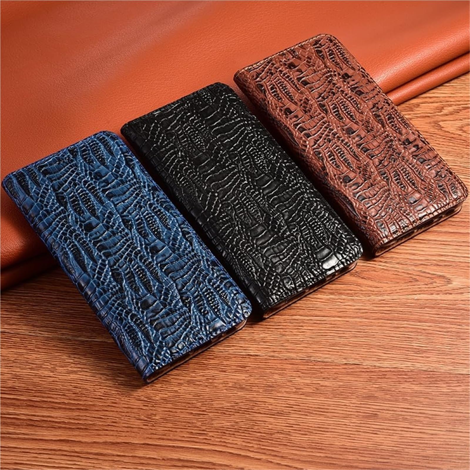 For IPhone 17 Pro Max/17 Pro/17 Air/17, Oryginalna Skórzana Obudowa Z Antypoślizgową Podpórką(Brązowy,17 Pro Max)