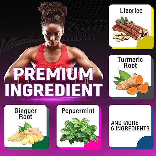 Miniatura 6 de Cápsulas de regaliz 6650mg - Regaliz, raíz de cúrcuma, raíz de jengibre - 3 meses de suministro