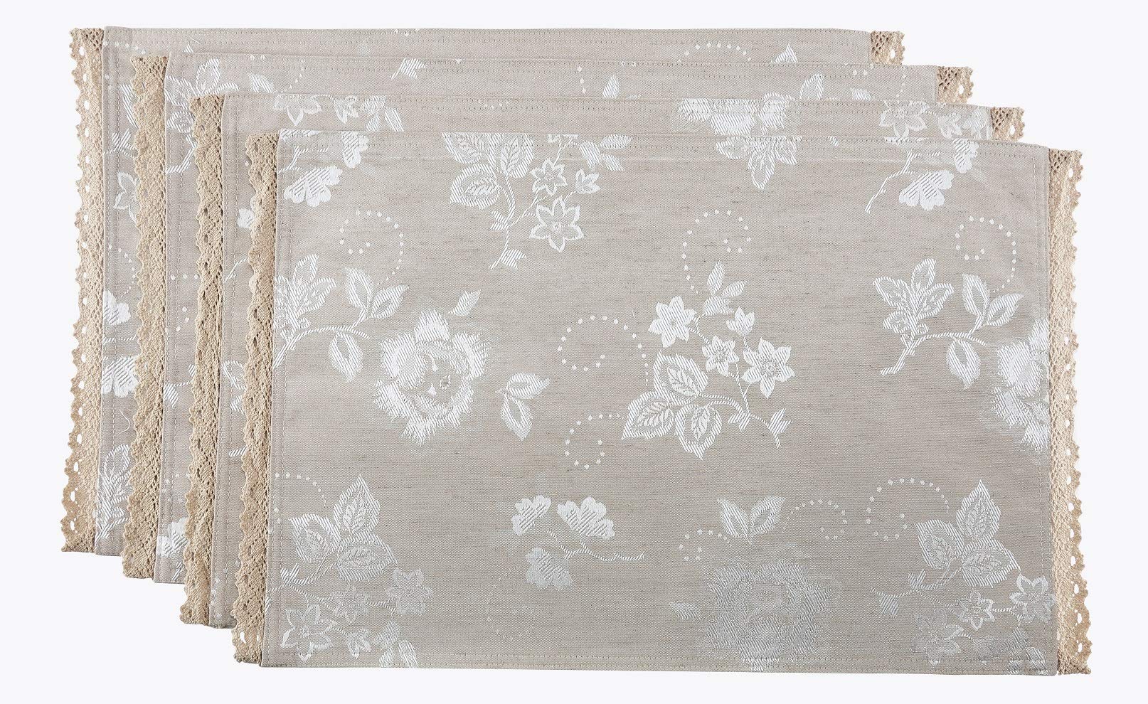 Lenox7606 Gabrielle Mat 4 PK, Multicolor