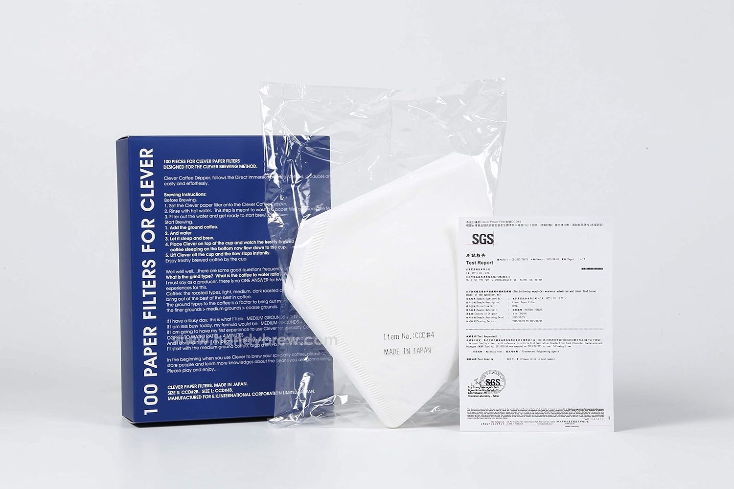 Amazon Clever Coffee Dripper フィルター 100枚入りボックス (フィルター 100枚入りボックス