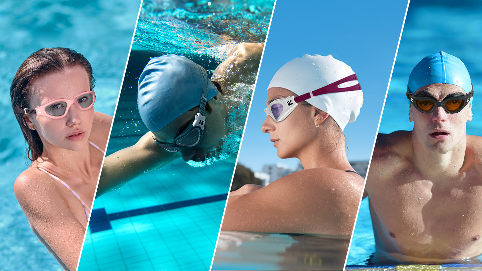 ZIONOR Swim Goggles, G1 SE Swimming Goggles Anti-Fog for Adult Men Women
