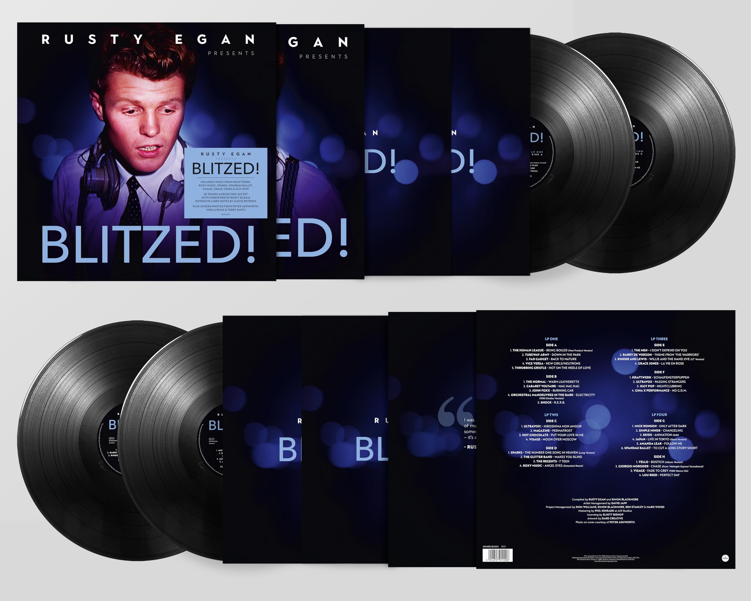 Rusty Egan: Presents… Blitzed! Black