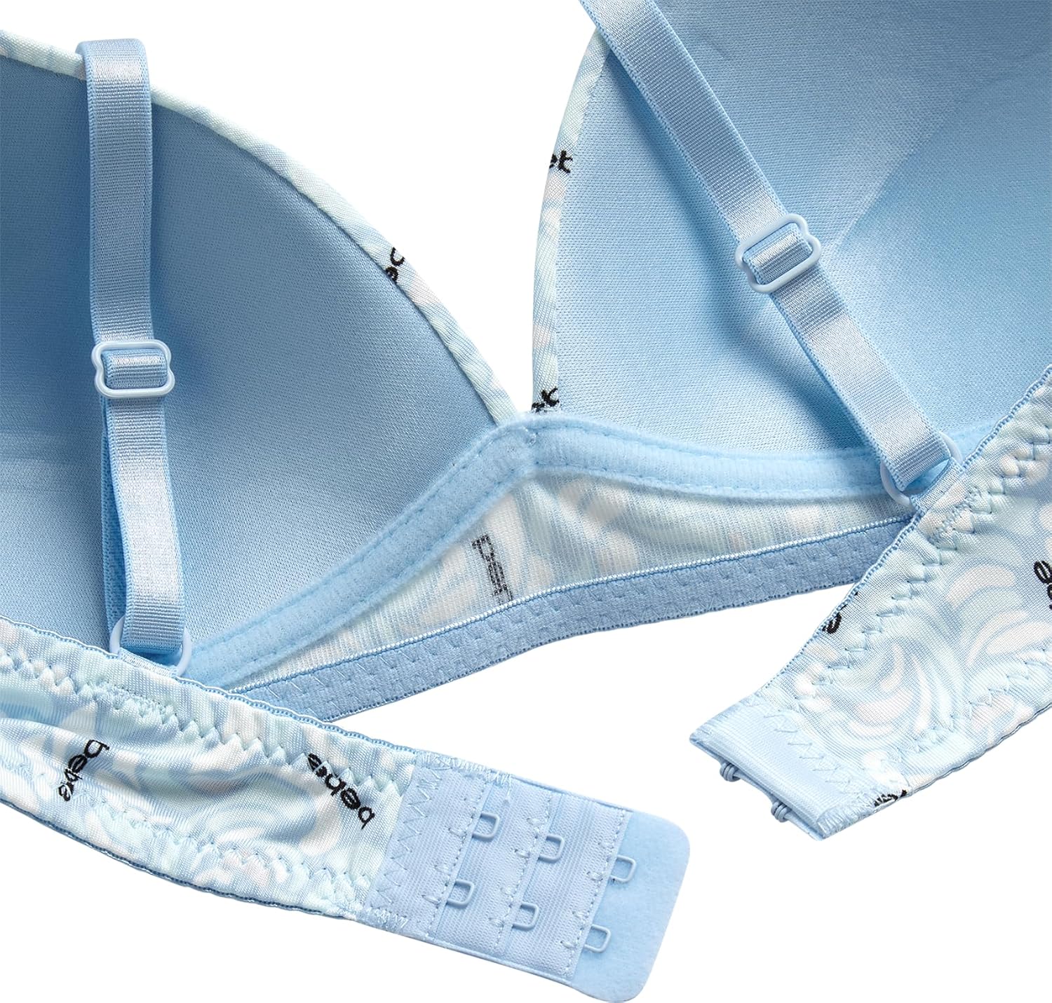 bebe Girls Training Bra - 3 Pack Wire Free Soft Microfiber Molder Bra for Girls (A Cup/B Cup) - Image 5