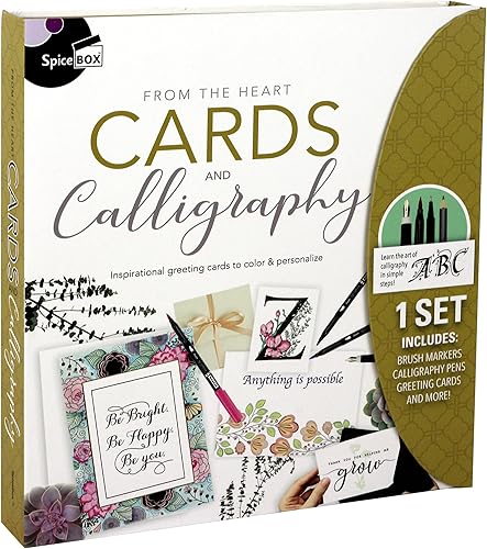 SpiceBox Sketch Plus: Kit de tarjetas y caligrafía - Eleva tu escritura a mano al arte