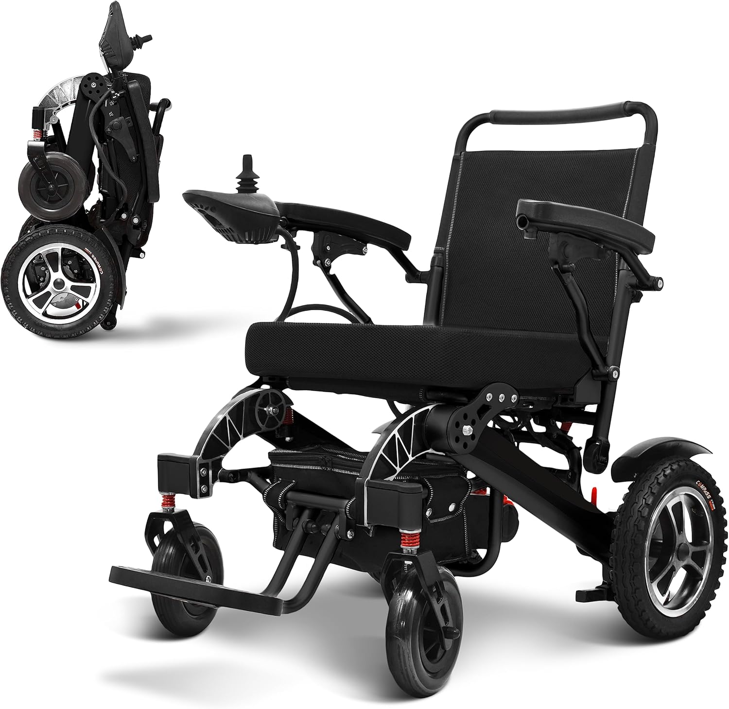 Ephesus E5 Folding Electric Wheelchair, Comfortable Seat
