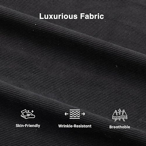 Miniatura 4 de JAMFLY Sofá modular convertible en forma de L de 3 asientos con otomana, sofá modular de tela transpirable para espacios pequeños, sala de estar,