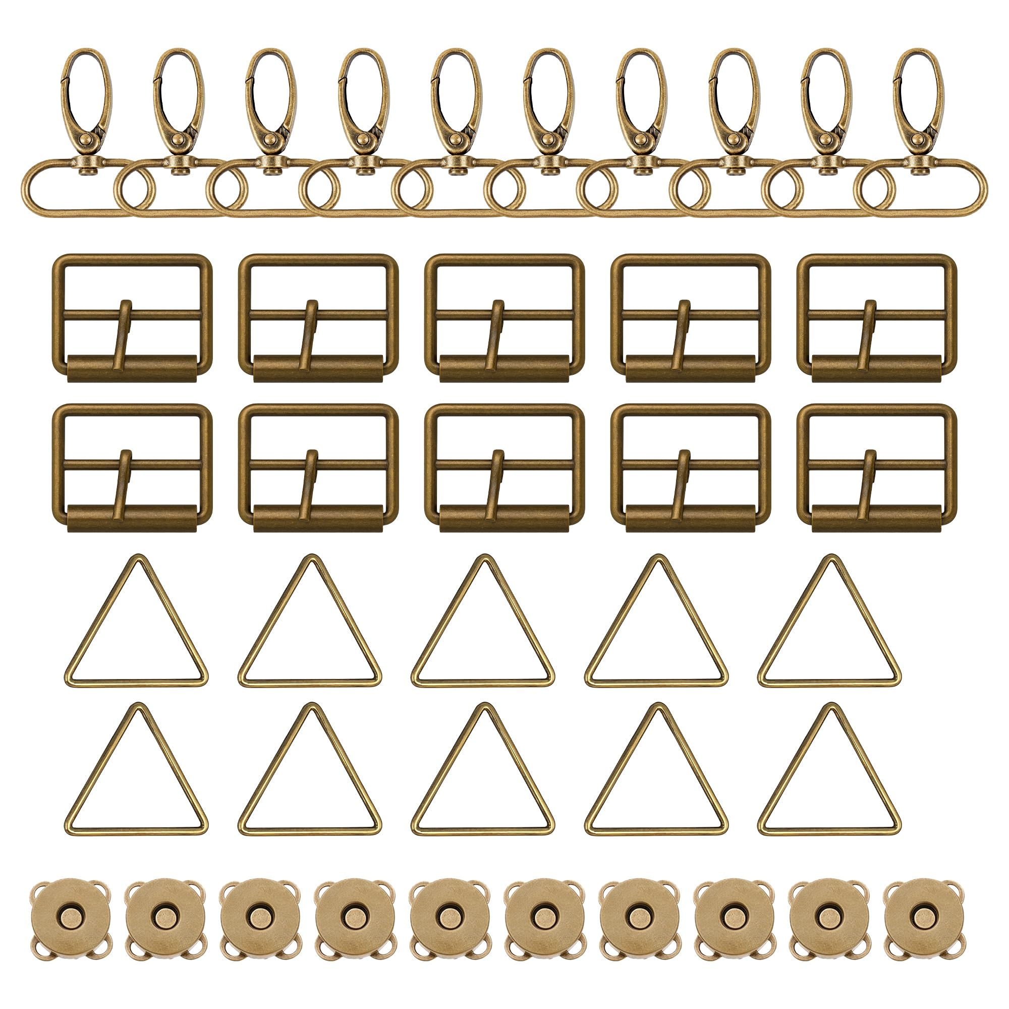 Crochets pivotants et boutons pression magnétiques 25 mm couture bricolage