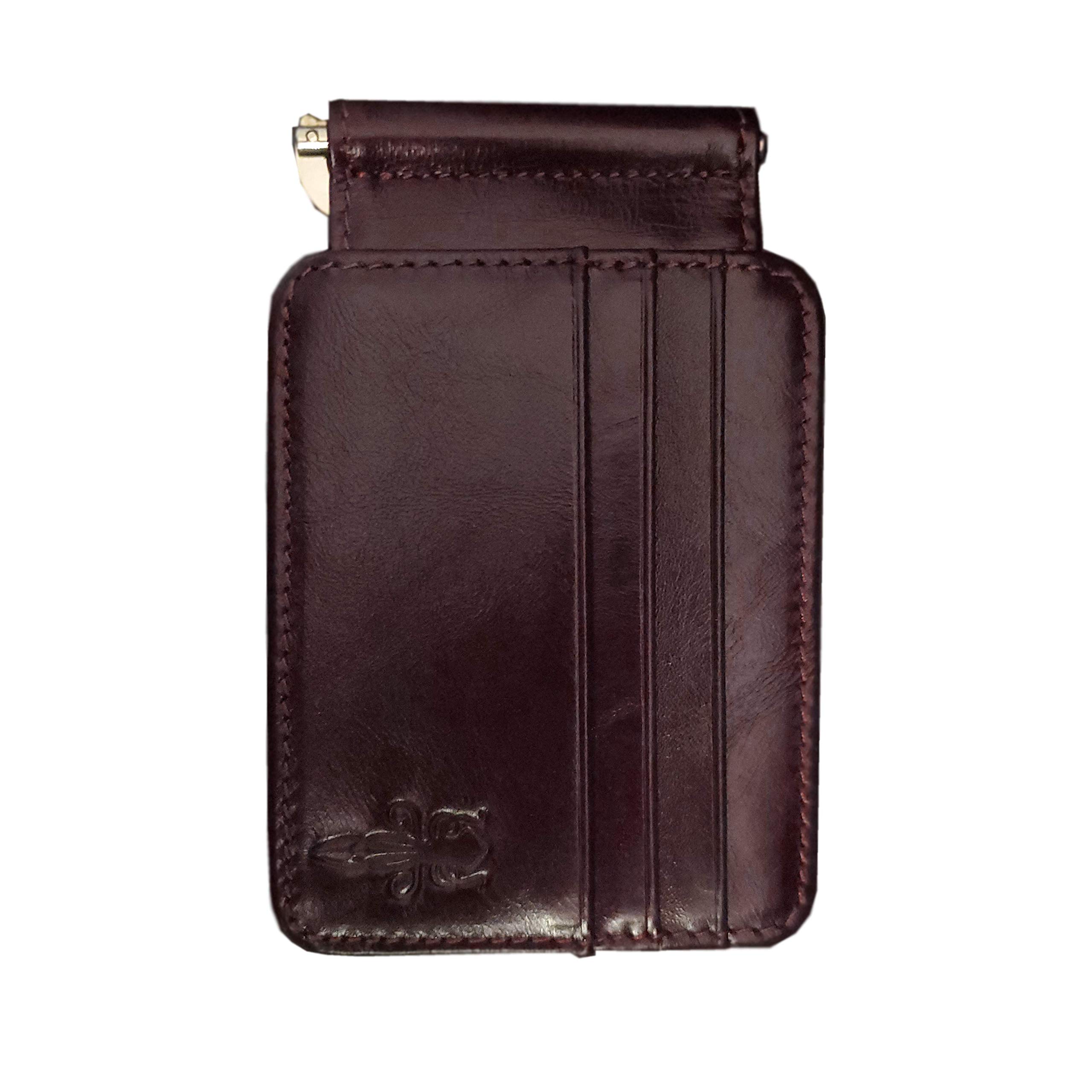 The Jaws | leather money clip wallet Oxblood-image-35