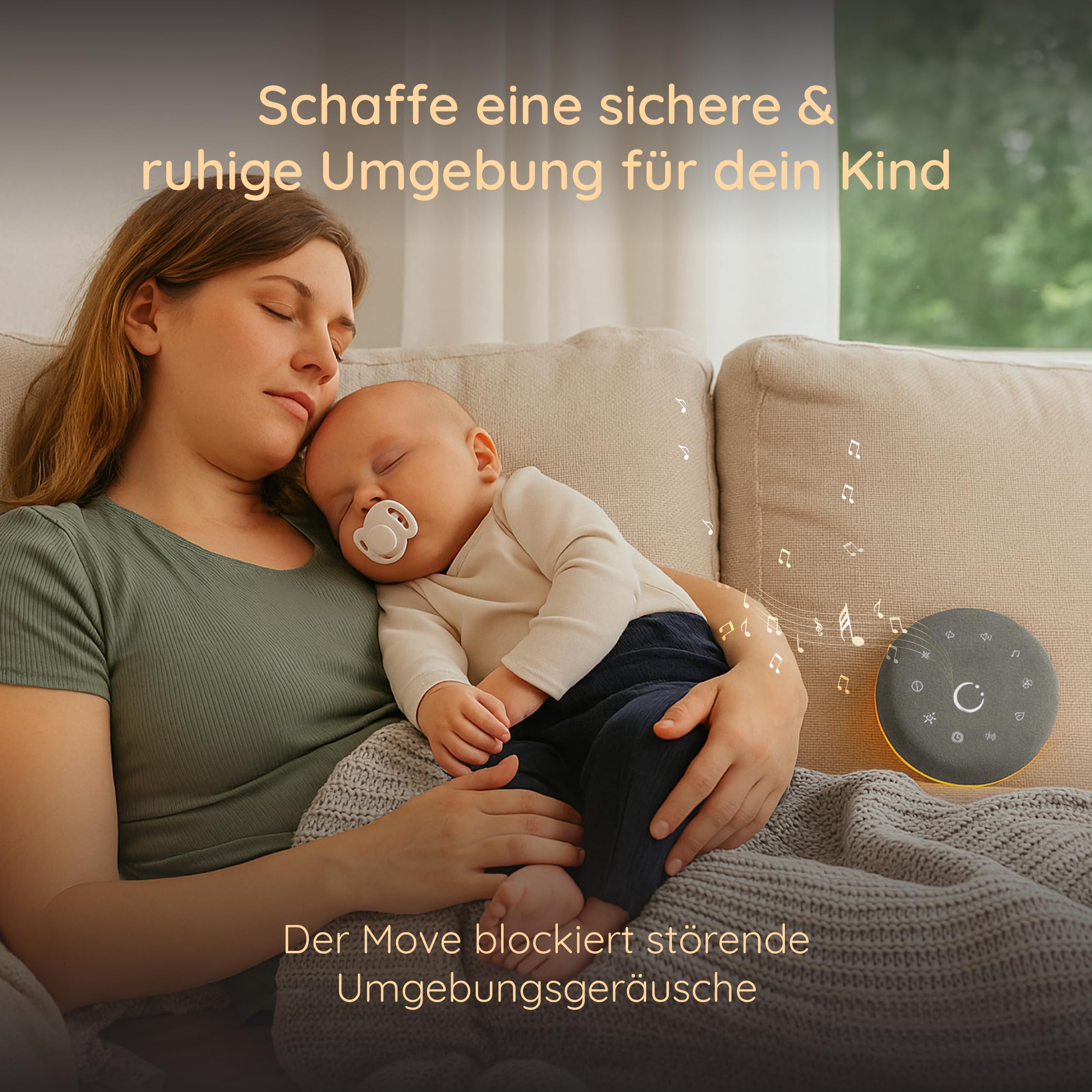 Numsy Move White Noise Machine Bambino - Macchina del rumore bianco
