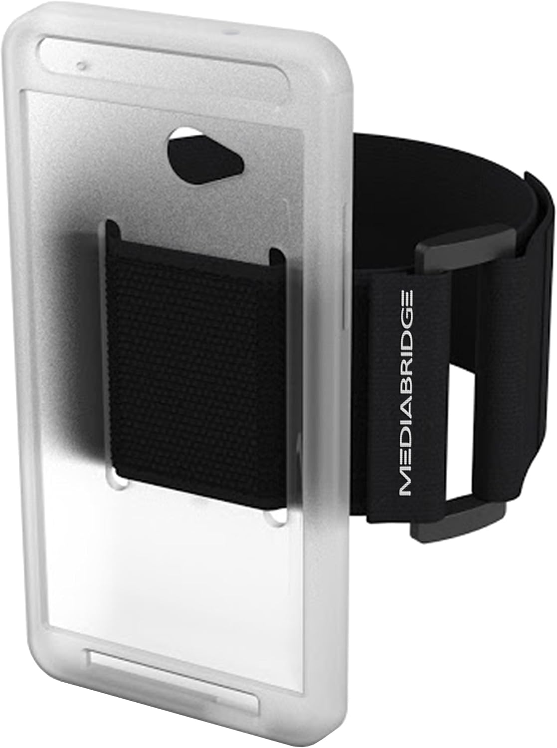Mediabridge™ Armband for HTC One M7 (Clear) - Model AB1 (Part# AB1-HTC1-CLEAR)