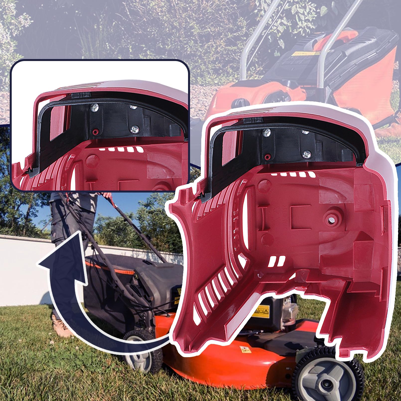 Cubierta superior GX35, Para Honda GX35 GX35NT GX 35 35NT HHT35S UMK435 UMK 435 recortadora de Motor pequeño, 19720-Z0Z-000ZA