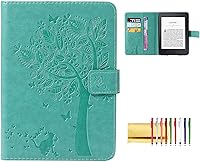 Vista 19 de Funda tipo libro para Kindle Paperwhite de 10ª/7ª/6ª/5ª generación, funda protectora ligera con ranuras para tarjetas, encendido automático