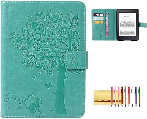 Miniatura 21 de Funda inteligente tipo folio para Kindle Paperwhite (10ª generación-2018 y generaciones previas de Paperwhite), funda protectora de piel ligera