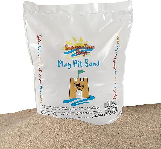 Laeto Summertime Days Childrens Play Sand 10KG Bag For Kids Non Toxic Soft Playsand Idea For Playing in sand pits