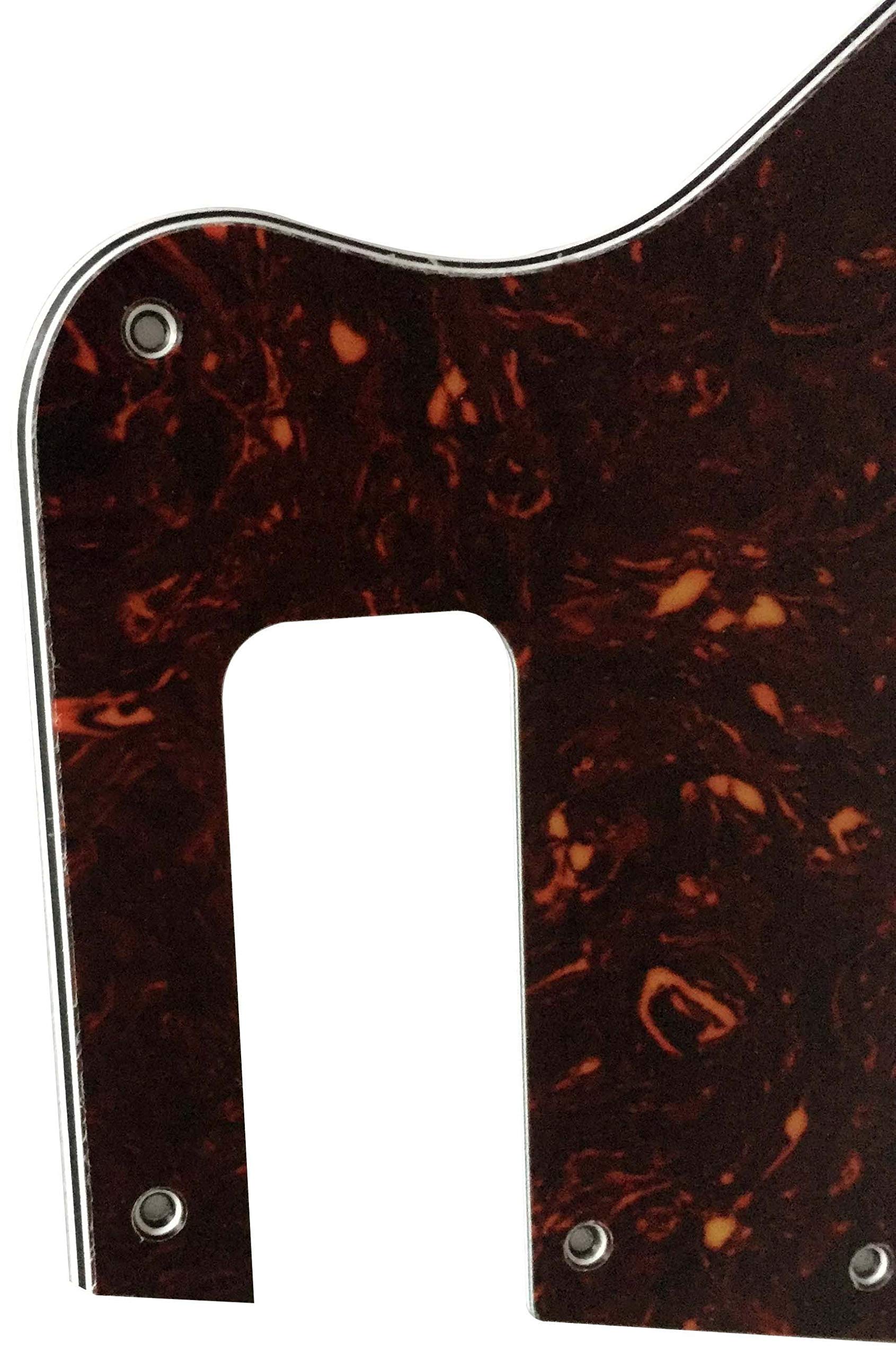 For Les Paul Special Double Cut Style Guitar Pickguard Scratch Plate (4 Ply Brown Tortoise)