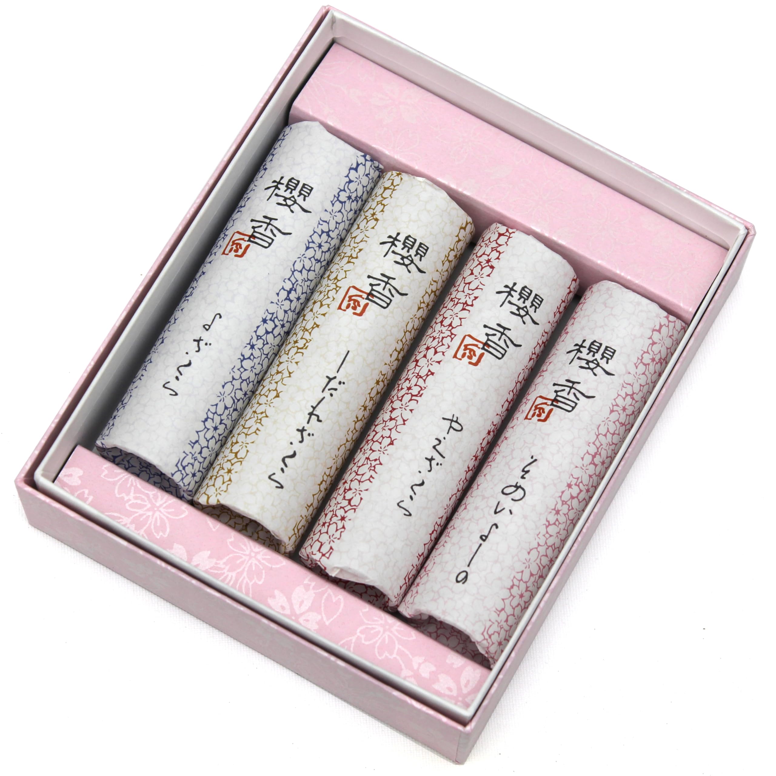 Amazon｜すぐに焚ける香立て付 桜をイメージした古都の香り 4種