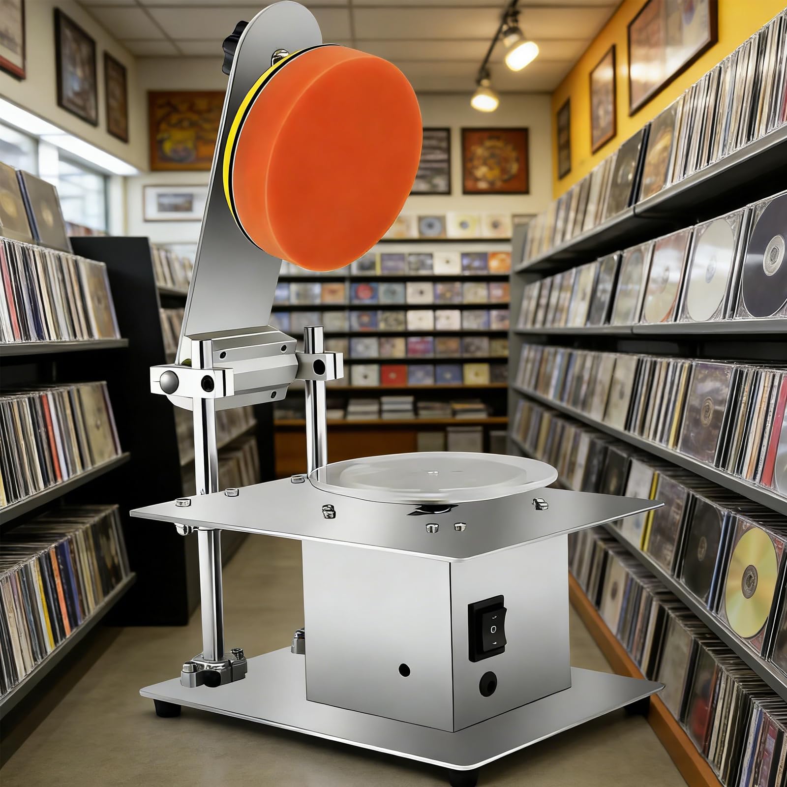 TYH DVD/CD-Reparatur- Und Reinigungsmaschine, Disc-Reparatur- Und Poliermaschine, Reparaturrate Bis Zu 99%, Entfernt Kratzer, Abrieb, Oxidation Und Unlesbare Stellen, Zur Kratzerreparatur