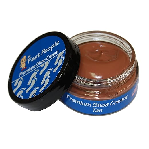 FeetPeople Premium Shoe Cream 1.5 oz, Tan