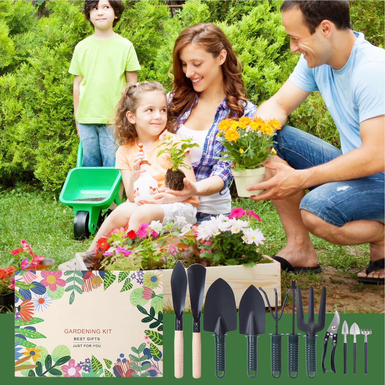 Calendario 'Avvento 24 Giorni Attrezzo Da Collezione | Set Di Attrezzi Per Giardinaggio Per Donne E Uomini Giardino Giardinaggio Esterno Interno Casa Prato Floreale