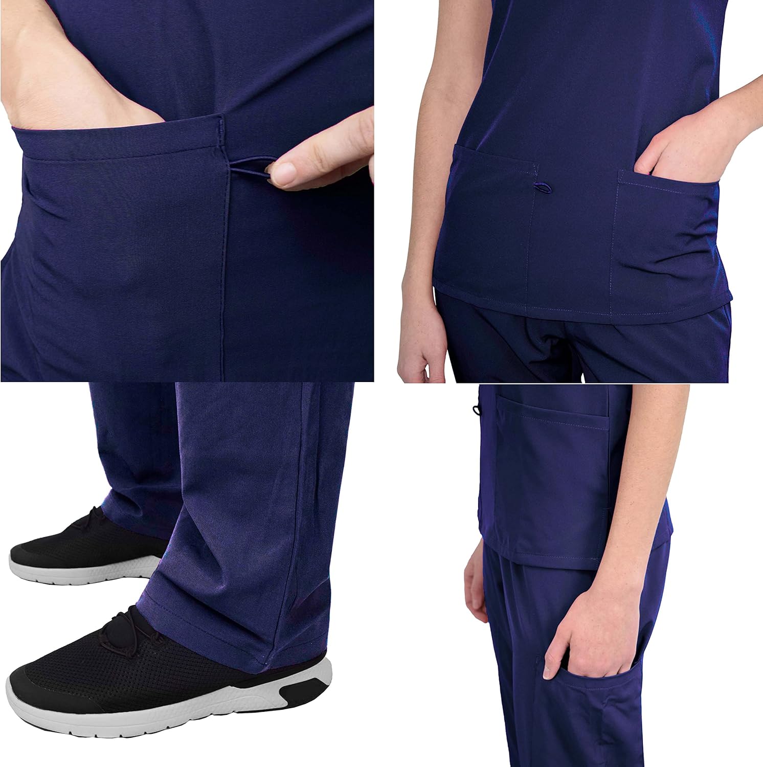 Women's Medical Nursing Scrub Set GT 4FLEX V-Neck Top and Pant: Clothing, Shoes & Jewelry