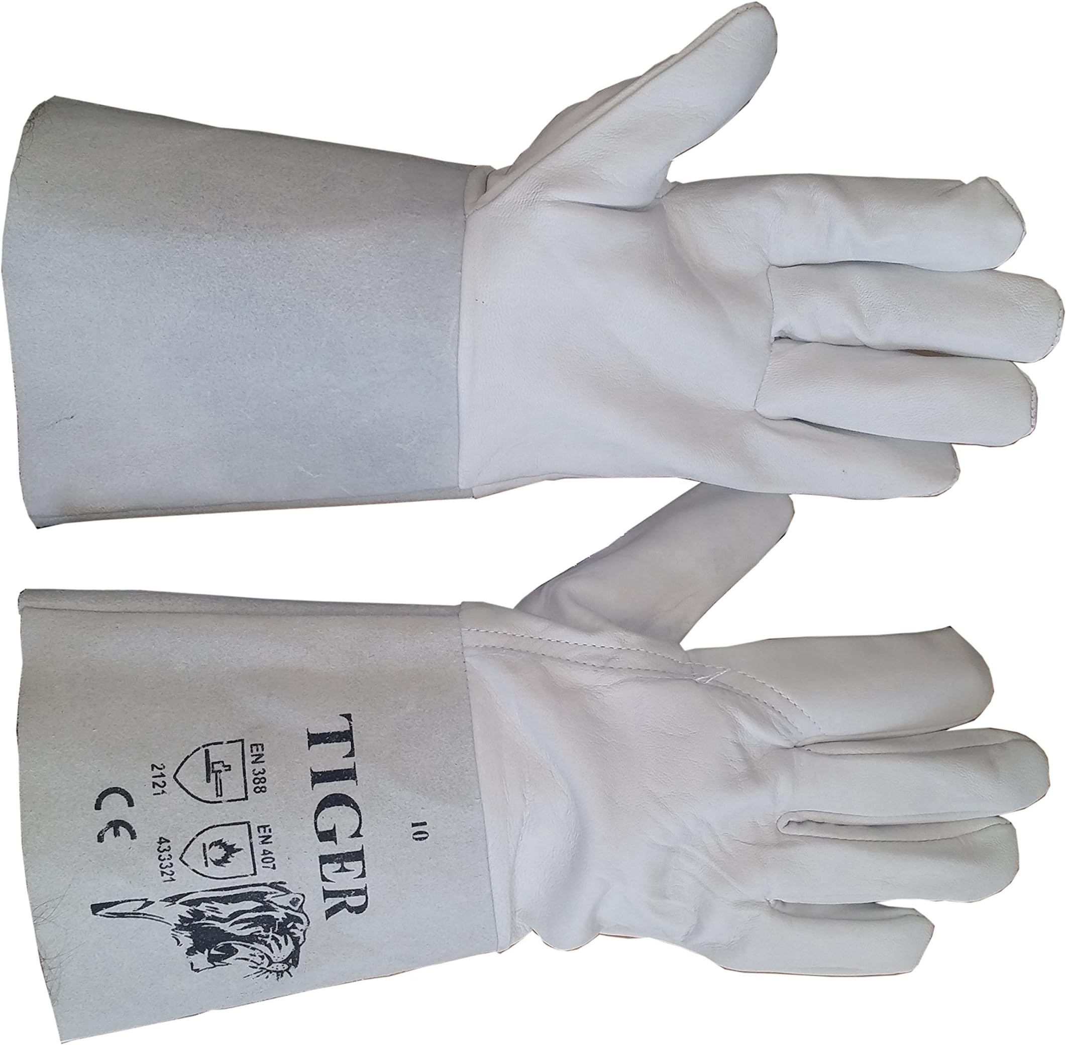 Cowhide and Split Leather Welding Work Gloves