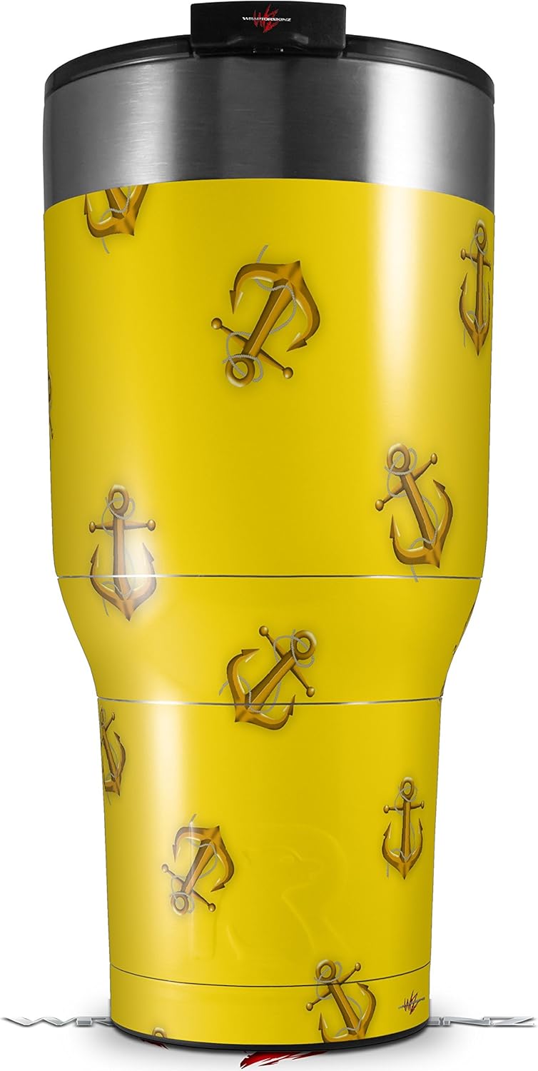Skin Wrap Decal for New 2017 RTIC Tumblers 40oz Anchors