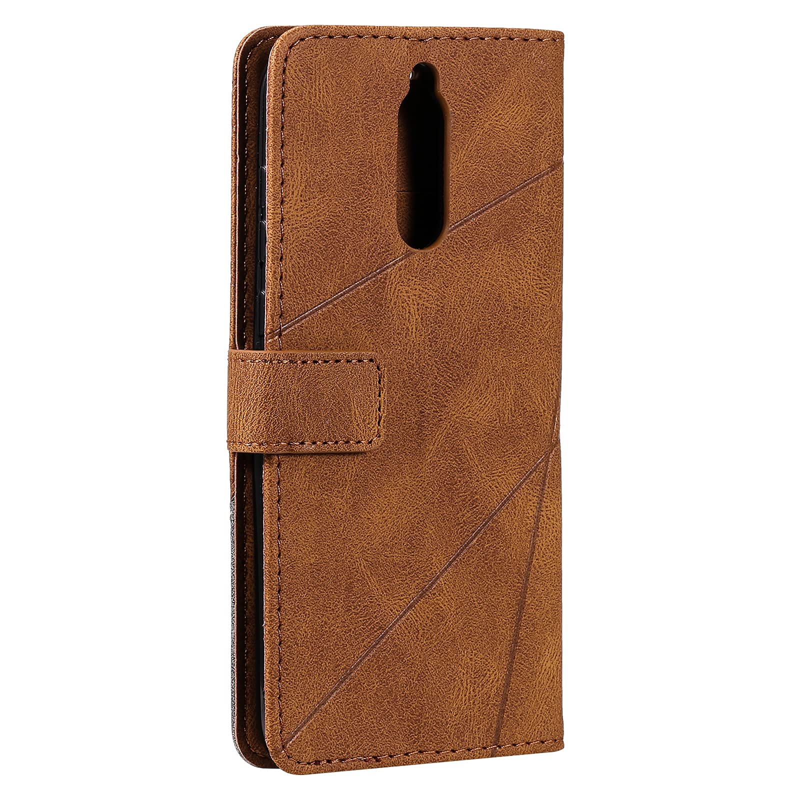 FMPCUON Cover per Huawei Mate 10 Lite/Nova 2i Flip Custodia in Pelle PU, Cover a Libro Portafoglio, Funzione Supporto, Magnetica, Slot Schede, Compatibile con Huawei Mate 10 Lite/Nova 2i-Viola