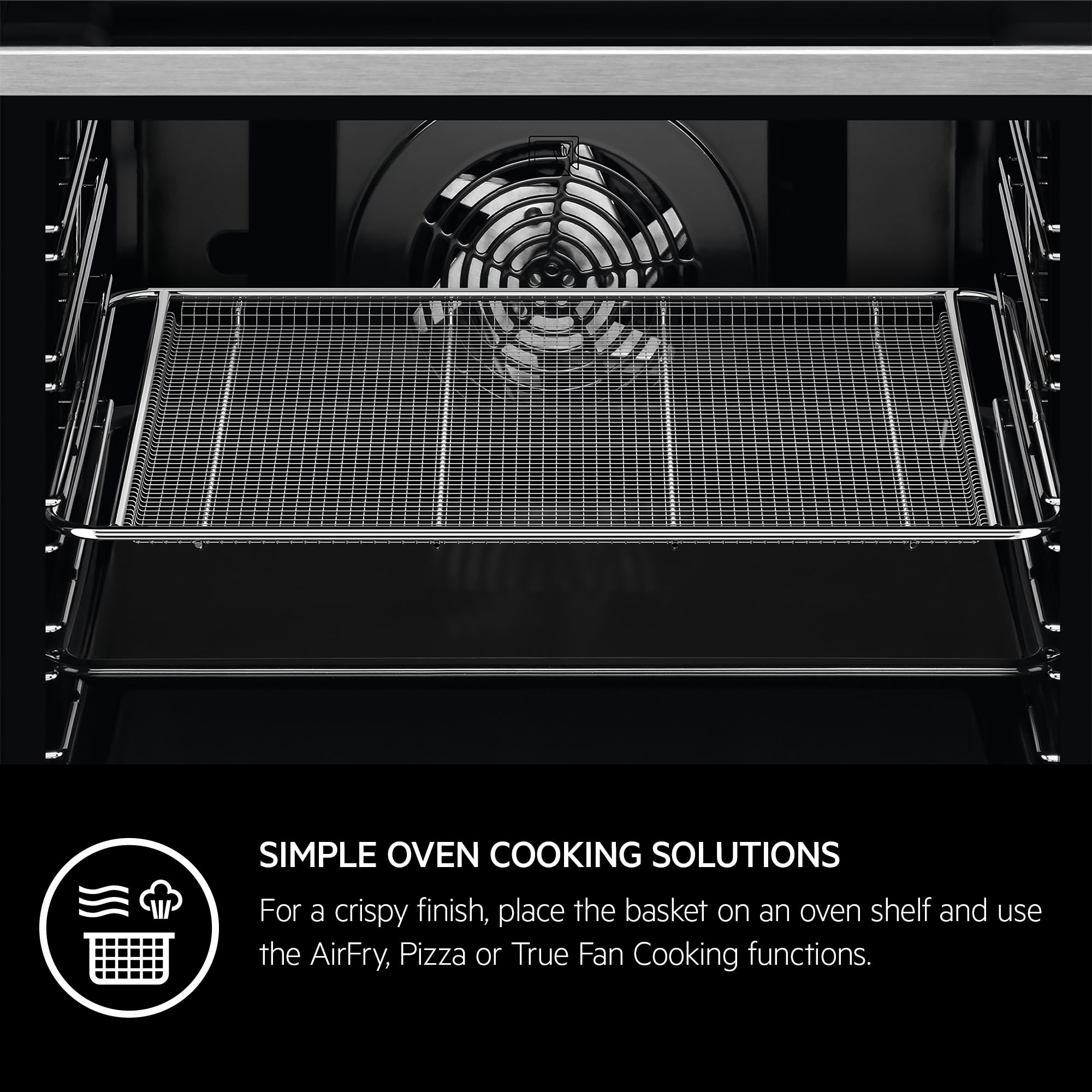 AEG Teglia con Fori AirFry, A9OOAFWM, Vassoio AirFry, Risultati Croccanti in Una Sola Volta, Soluzioni di Cottura Semplici per Qualsiasi Forno XXL