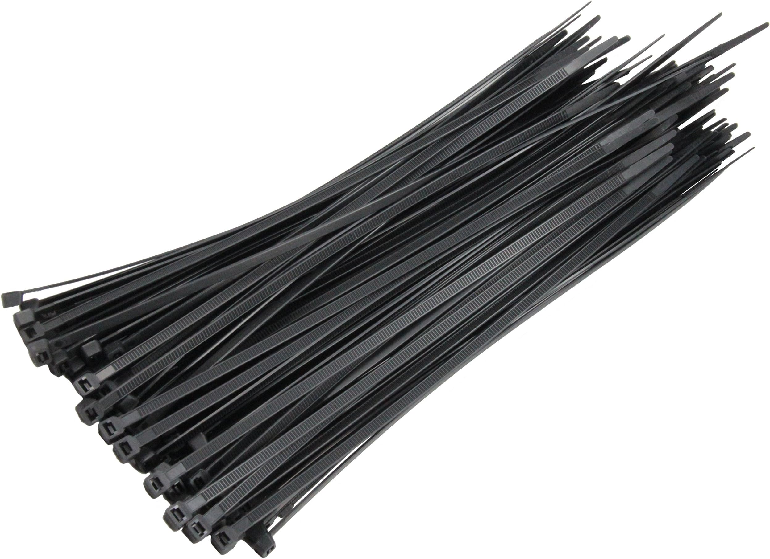 Zip Ties Heavy Duty 10 Inch Black Nylon Cable Ties 150 Piece / Wire Ties by Heavy Duty Ties