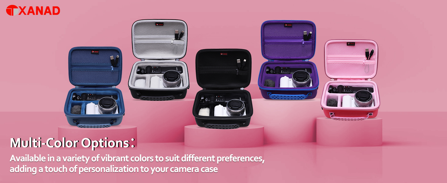 Amazon.com : XANAD Hard Case for Sony Alpha ZV-E10 / ZV-1 / ZV-1F