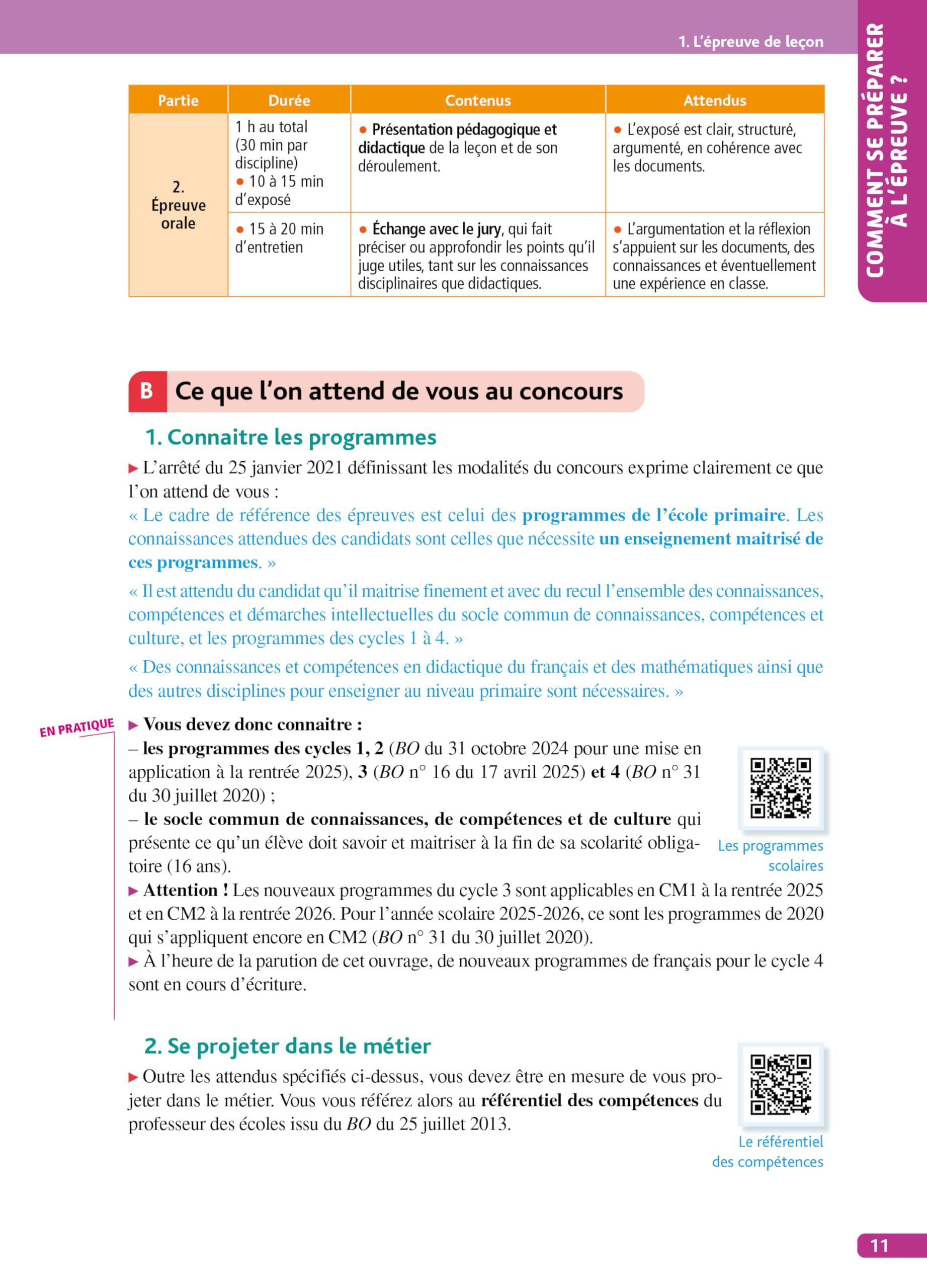 Objectif CRPE 2026-2027 - Français - La leçon - épreuve orale d'admission