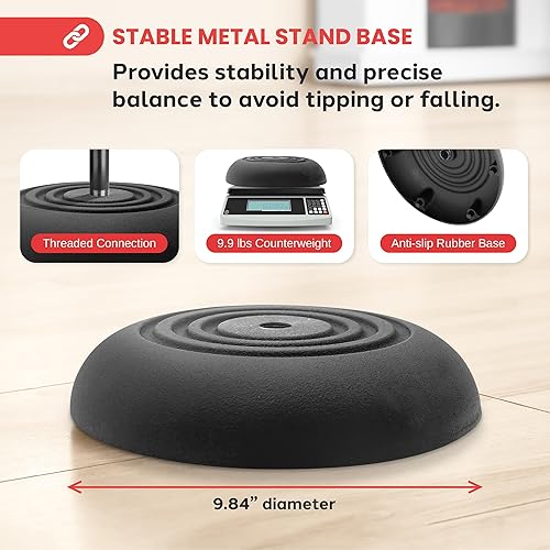 Miniatura 5 de Pyle Soporte de micrófono de altura ajustable, soporte universal de micrófono de 36.2 a 63.7 pulgadas, diseño compacto, resistente y ligero, ideal