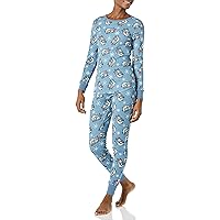 Amazon Essentials Disney | Marvel | Star Wars Set di Pigiama da Notte Attillati in Cotone Donna