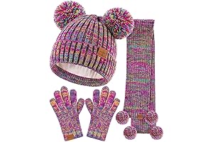 Girls Scarf and Hat Set: Stay Warm and Cozy Winter Accessory