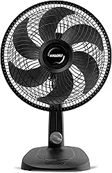 Ventilador de Mesa Mallory Turbo Compact 30 cm, Silencioso, Hélice de 6 pás, Grade Especial em Sistema TS, Máxima Vazão e Mínimo Ruído - 220V