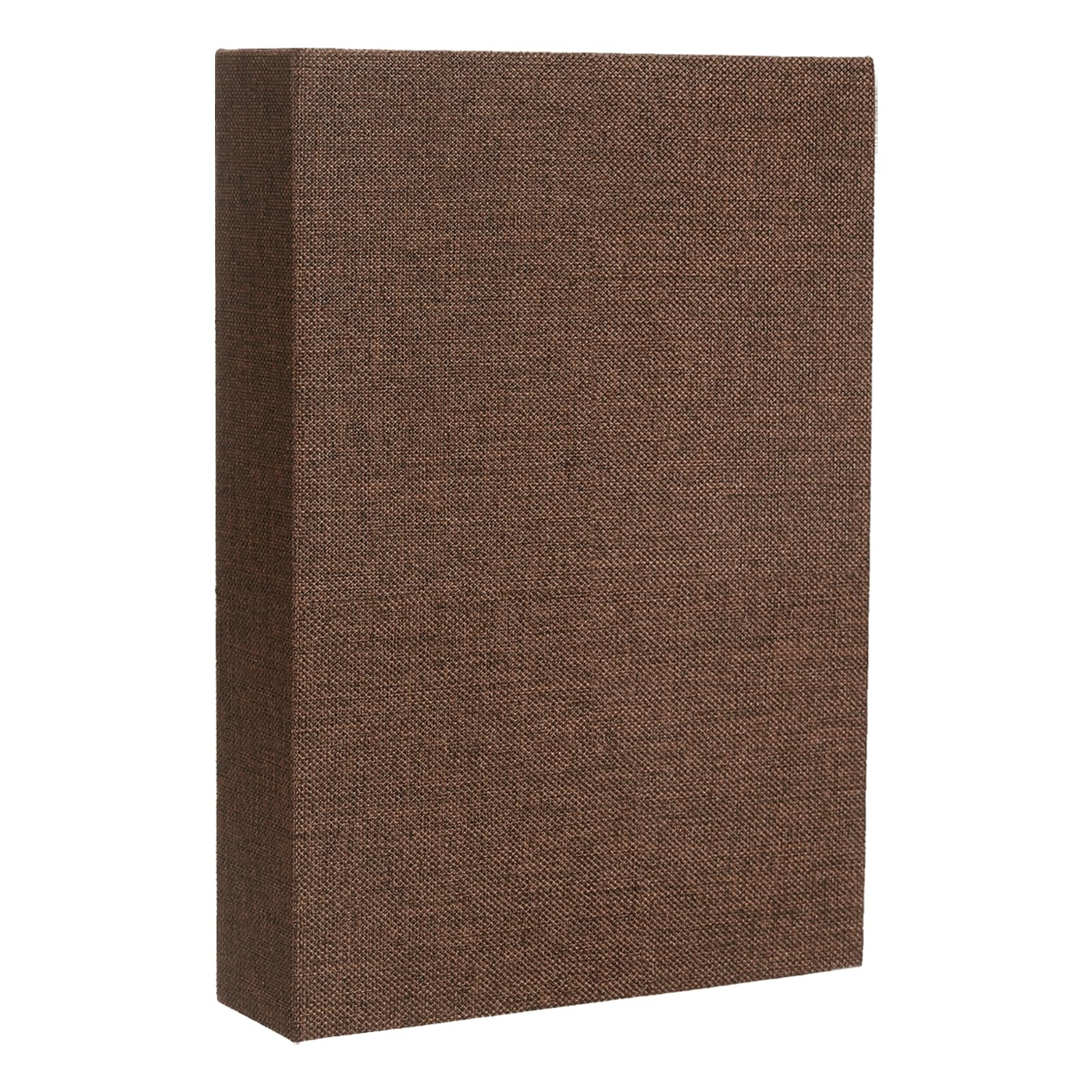 QUARKZMAN Libri Decorativi, 22 x 15 cm Libri Finti in Lino Per Decorazione Finti Libri Decorativi Per Estetica Moderna Casa Ufficio Tavolino Scaffale Scrivania Esposizione, Marrone Scuro