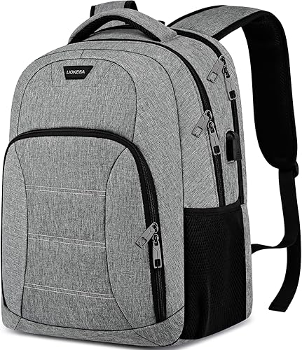 Miniatura 1 de Mochila para computadora portátil para hombres y mujeres, mochilas escolares grandes para adolescentes, niños y niñas con puerto de carga USB,