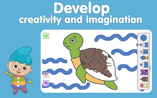 Jogos infantis educativos em inglês - a academia de aprendizagem pré-escolar Bimi Boo inclui ABC, nú