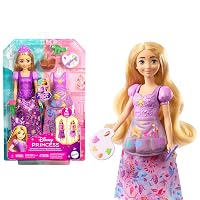Mattel Disney Princess Rapunzel con 2 look ispirati al film