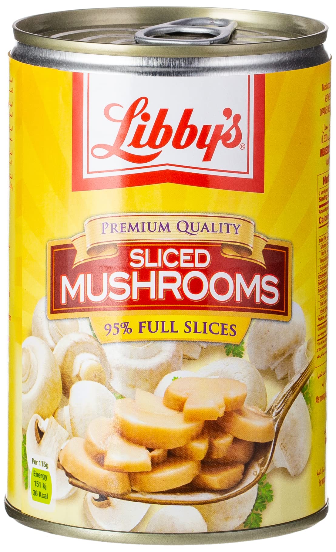 Libby'sSliced Mushroom Canned Food - 400 gm