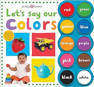 Simple First Words Let's Say Our Colors