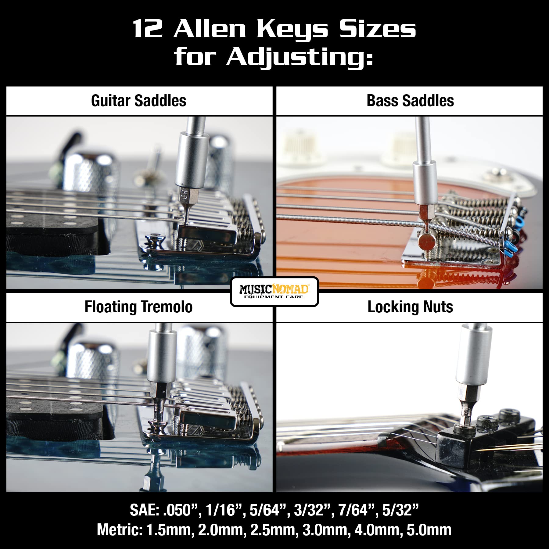 MusicNomad MN229 Premium 26 Pcs. Guitar Tech Screwdriver & Wrench Set - Utensile per strumenti