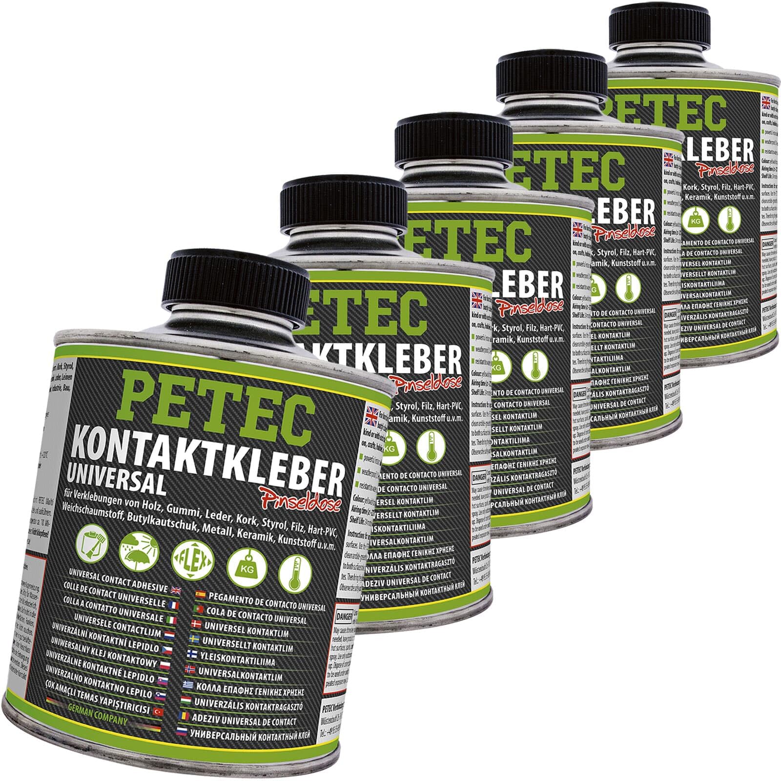 PETEC 5x 93935 Gummiklebstoff