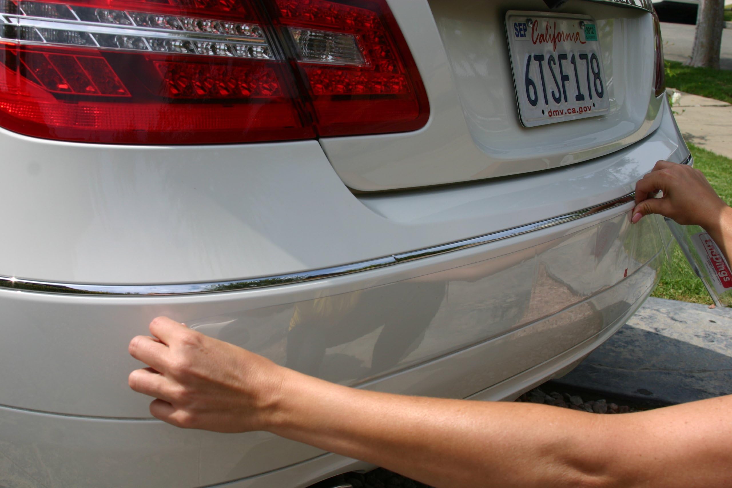 60” X 4” EndDings Clear Rear Car Bumper Protector Protection Guard, That Protects your Car Bumpers Invisibly! (for FULL Size Bumpers)