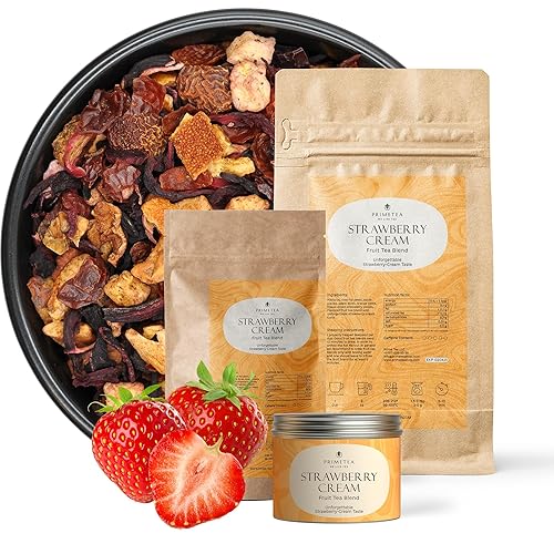 Miniatura 6 de Prime Tea Naranja sanguina  Exquisita fruta tisana, hojas sueltas orgánicas de primera calidad, deliciosa mezcla de té de hierbas, natural y vegano,