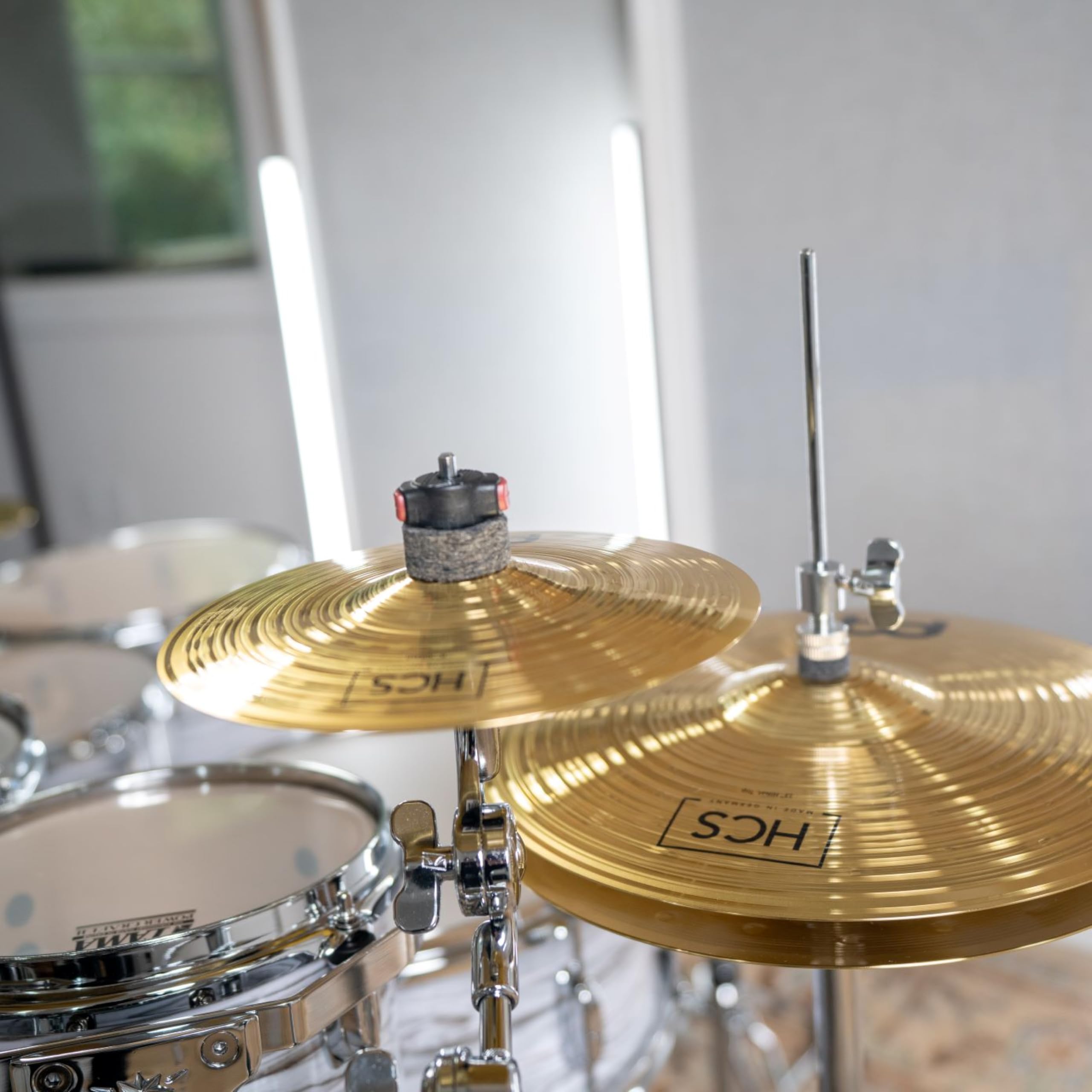 Meinl Cymbals HCS piato Splash 8 pollici (20,32cm) per Batteria – Finitura Tradizionale Ottone, Made In Germany (HCS8S)
